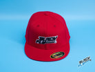 Black Fly Industries Flexfit 210 Flat Bill hat- Red