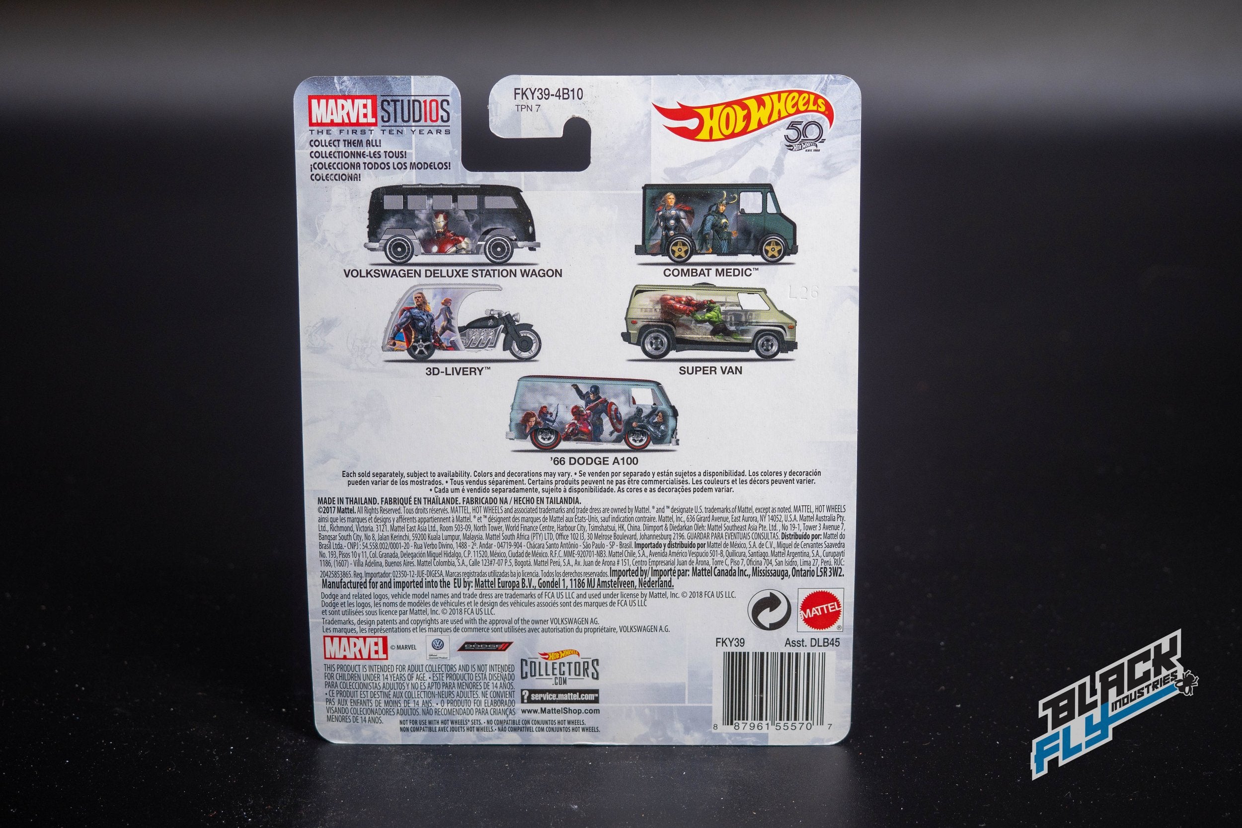 Hot Wheels - Marvel Ironman Volkswagen Deluxe Station Wagon (Bus T1)