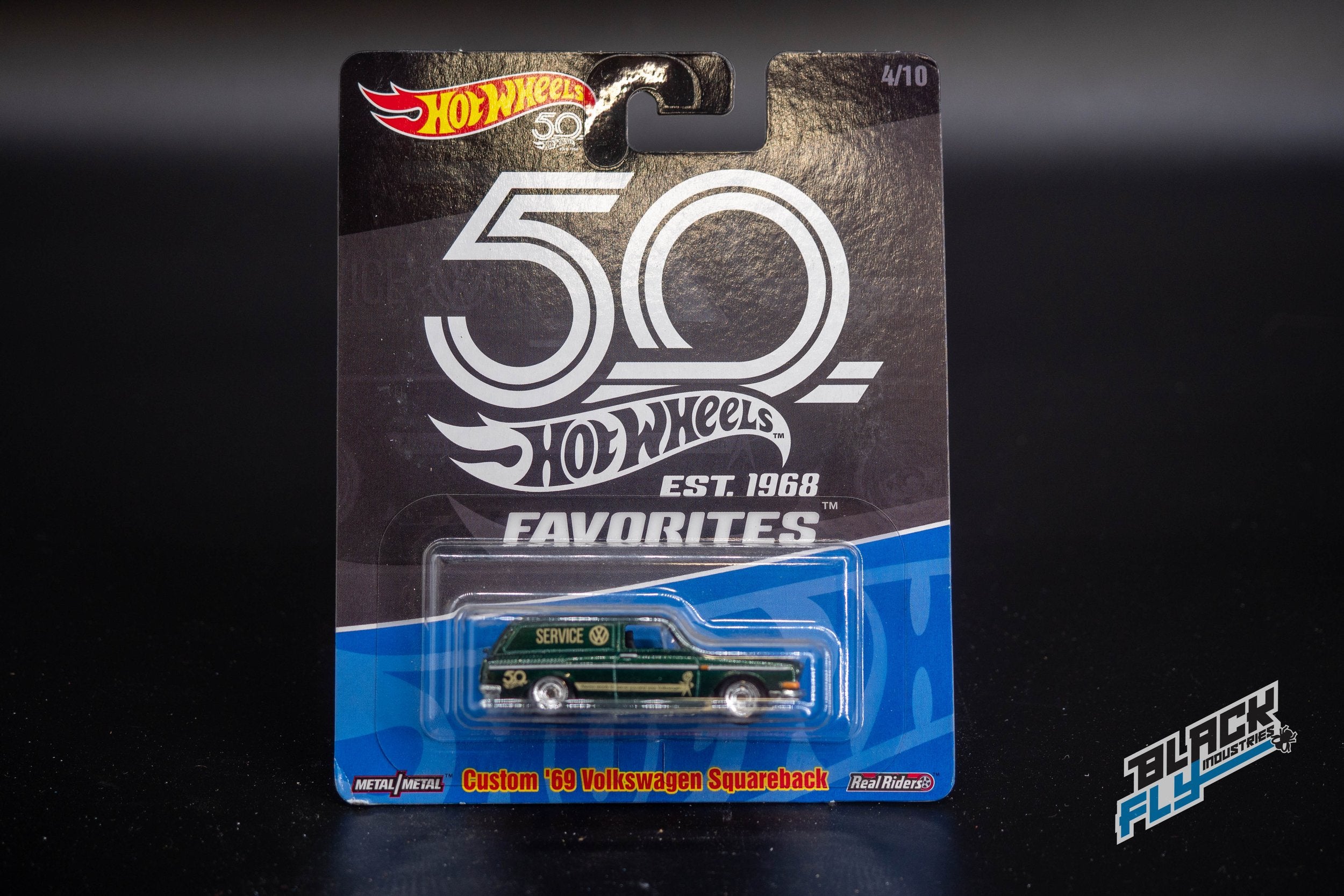 Hot Wheels - Custom '69 Volkswagen Squareback - Air-cooled - 50th - Rare