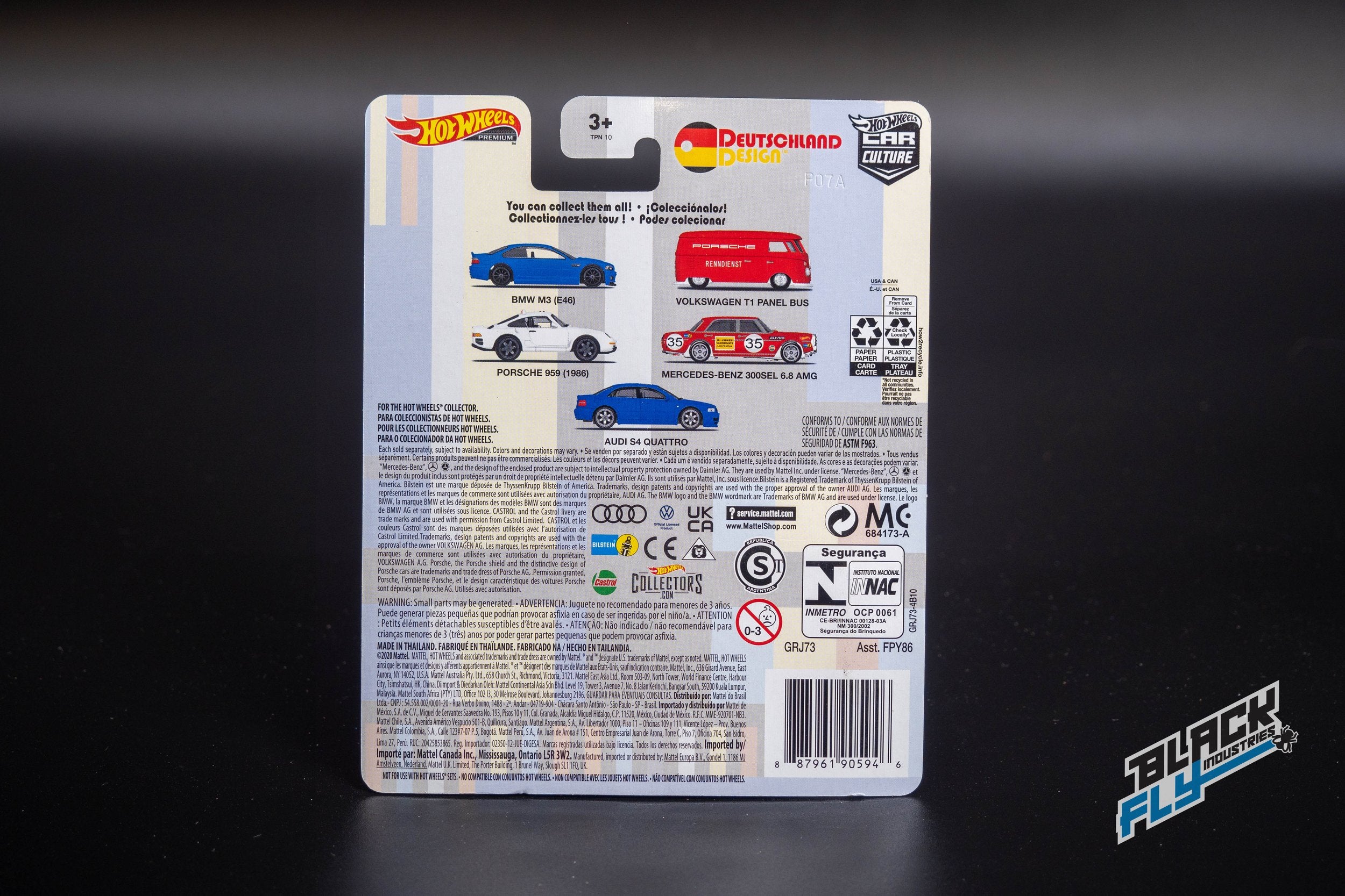 Hot Wheels Premium - Mercedes 300 SEL 6.8 AMG - Deutschland Design - Car Culture