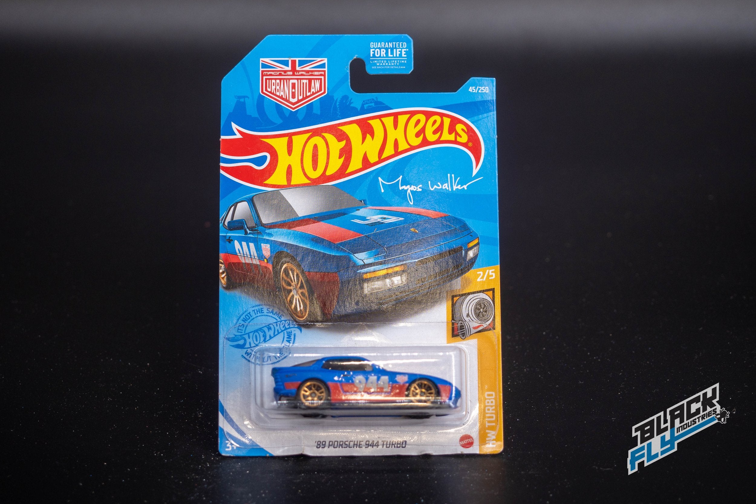 Hot Wheels - 89 Porsche 944 Turbo - Blue -Urban Outlaw