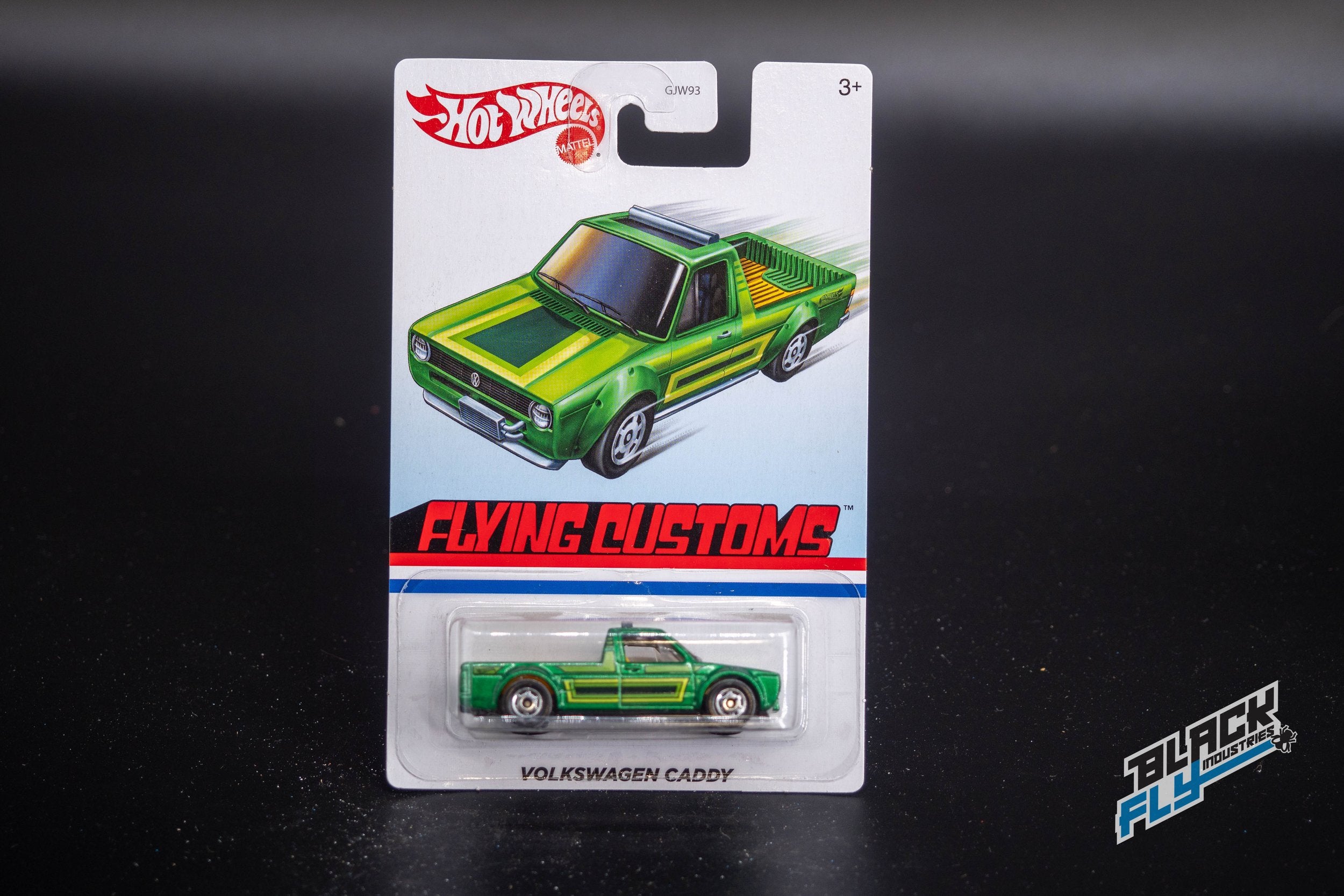 Hot Wheels - Volkswagen Caddy - Green - Flying customs