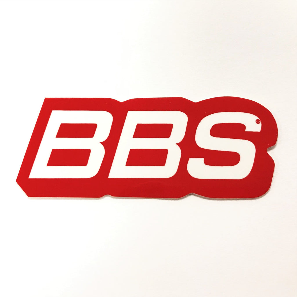 Genuine BBS Red/White LIP DECAL